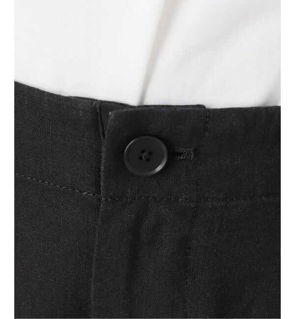 Spick and Span「ハイブリッドラミー1タックワイドパンツ」|スラックス|