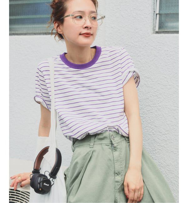 Spick and Span「a&m コンパクトボーダーTEE」|Tシャツ・カットソー|