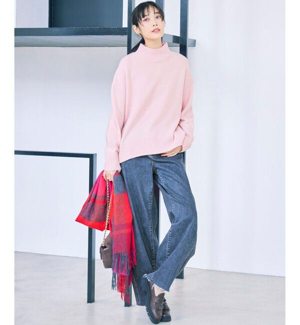 23区「【VERY掲載】カシミヤ チェック ストール」|ストール|