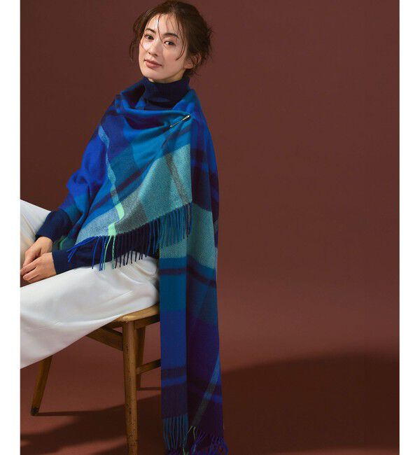 23区「【VERY掲載】カシミヤ チェック ストール」|ストール|
