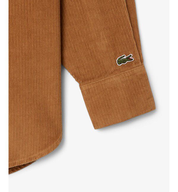 LACOSTE「オーバーサイズコーデュロイシャツ」|シャツ・ブラウス|