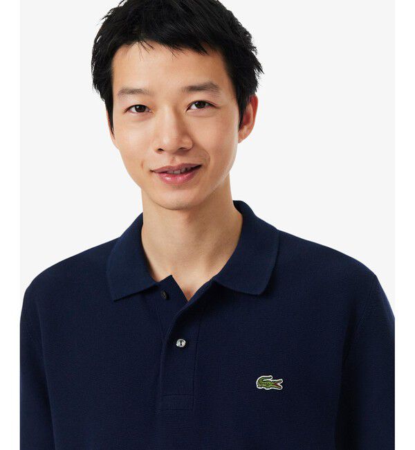LACOSTE「ハイゲージニットクラシックポロシャツ」|ポロシャツ|