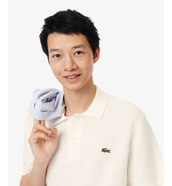 LACOSTE「ハイゲージニットクラシックポロシャツ」|ポロシャツ|