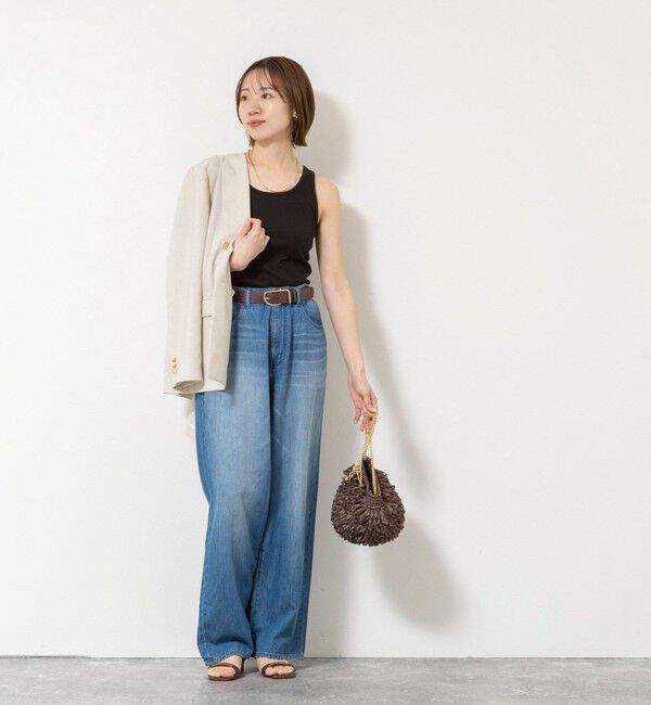 NOLLEY'S sophi「ウォッシャブルカップ付きリブタンクトップ」|タンクトップ|