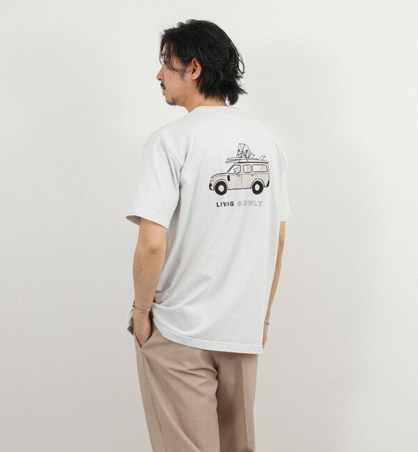NOLLEY'S goodman「別注 SLOWLY WAGON バックプリントTシャツ 26SS」|Tシャツ・カットソー|