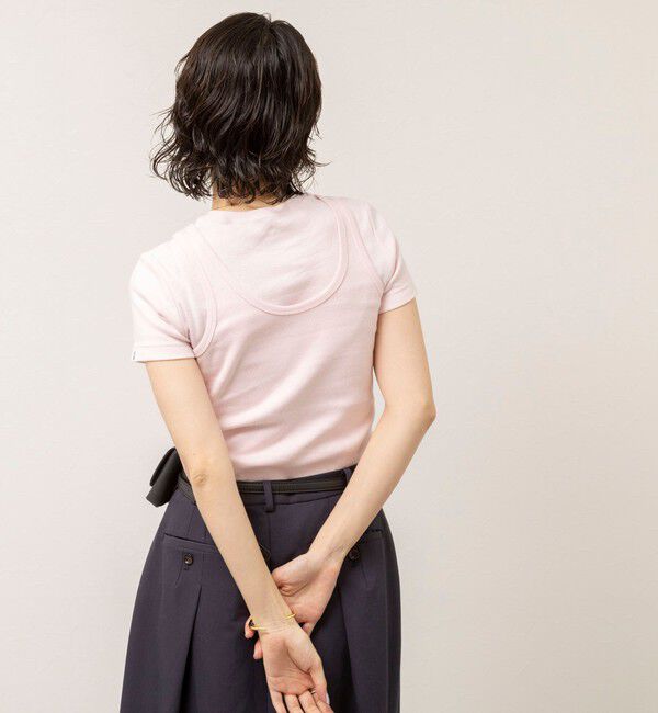 MAQWEL「【MAQWEL/マクウェル】ウォッシャブルCOTTON RIB タンクトップ」|タンクトップ|