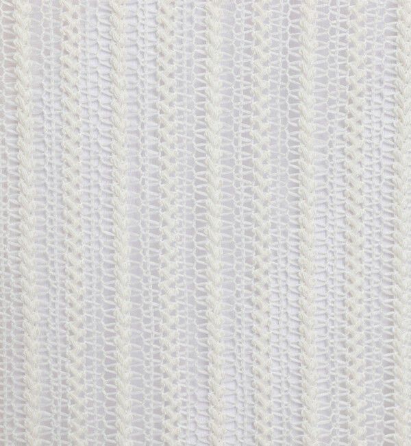NOLLEY'S goodman「レースワンナップカラー 半袖ニットシャツ 26SS」|ニット・セーター|