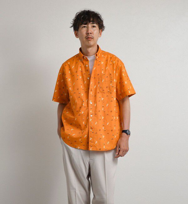 NOLLEY'S goodman「総柄BDシャツ 26SS」|シャツ・ブラウス|
