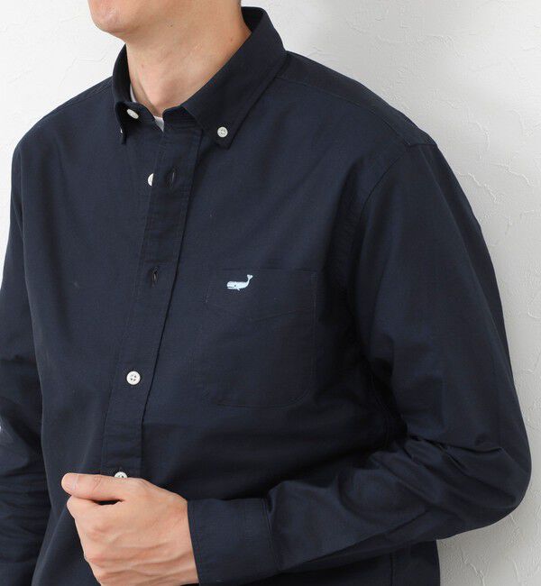 NOLLEY'S goodman「【BECシリーズ】TRADITIONAL OX クジラBD ボタンダウンシャツ 26AW」|シャツ・ブラウス|ネイビー