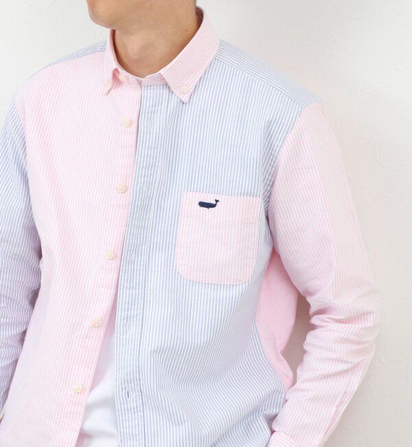 NOLLEY'S goodman「【BECシリーズ】TRADITIONAL OX クジラBD ボタンダウンシャツ 26AW」|シャツ・ブラウス|ピンク系その他