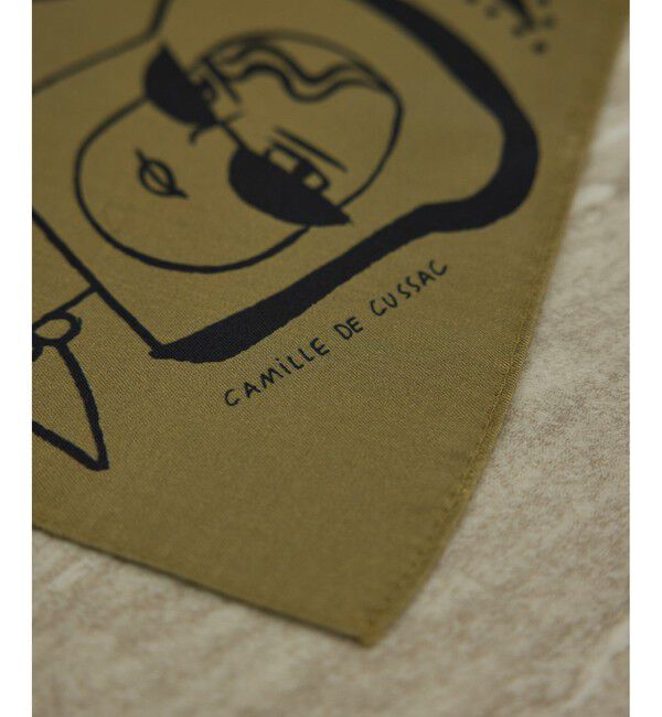 SALON adam et rope'「【Camille de Cussac by SALON】アートシルクスカーフ」|バンダナ・スカーフ|