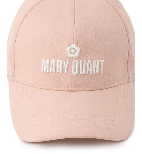 VIS「【MARY QUANT&times;VIS】ロゴ刺繍スエードキャップ」|キャップ・キャスケット|