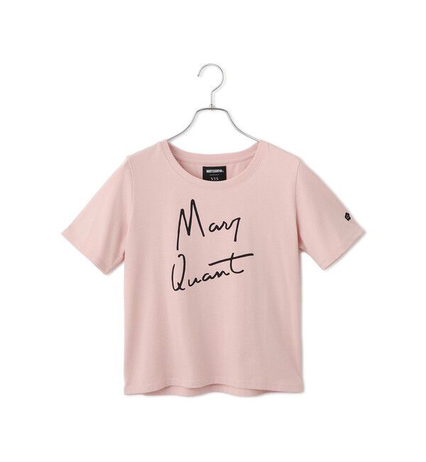 VIS「【MARY QUANT&times;VIS】コンパクトTシャツ」|Tシャツ・カットソー|