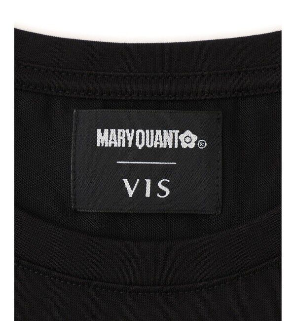 VIS「【MARY QUANT&times;VIS】コンパクトTシャツ」|Tシャツ・カットソー|