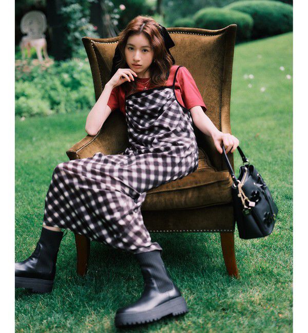 VIS「【MARY QUANT&times;VIS】コンパクトTシャツ」|Tシャツ・カットソー|