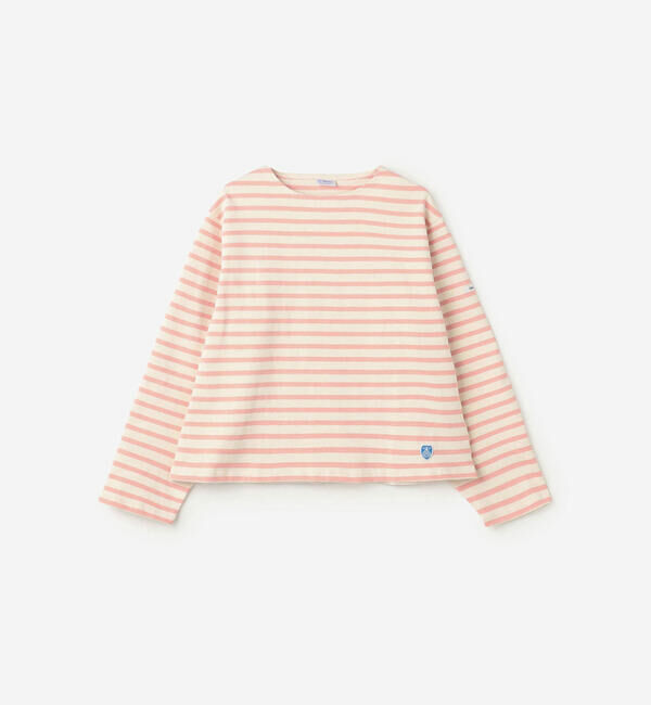 ORCIVAL「ORCIVAL | コットンロード クルーネック ワイドフレンチバスクTシャツ WOMEN」|Tシャツ・カットソー|