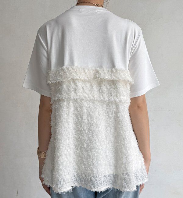  「【WEB限定】レイヤード風ビスチェTEE」|Tシャツ・カットソー|
