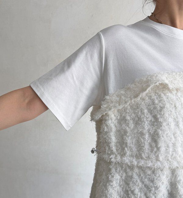  「【WEB限定】レイヤード風ビスチェTEE」|Tシャツ・カットソー|
