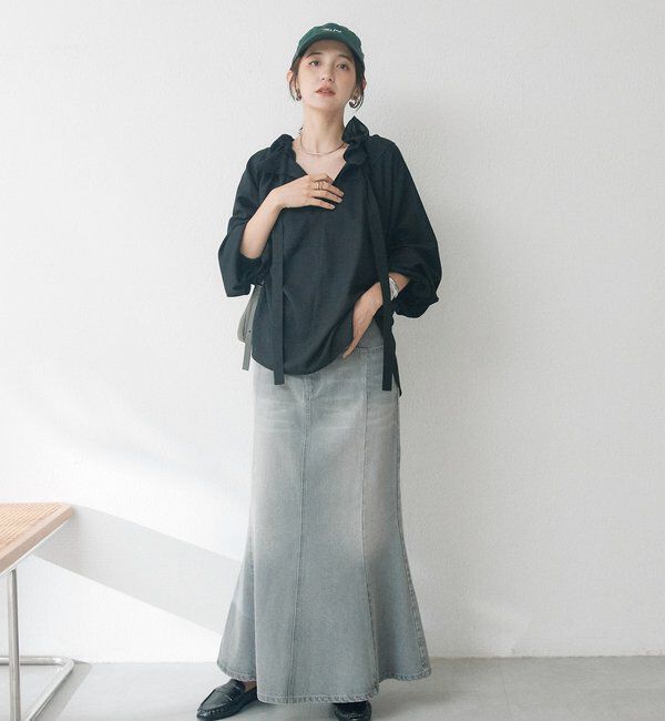  「【ローヒール/3サイズ展開】ギャザーローファー」|その他|