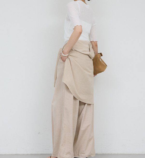  「【La nature linge】シアーワッフルTee」|Tシャツ・カットソー|