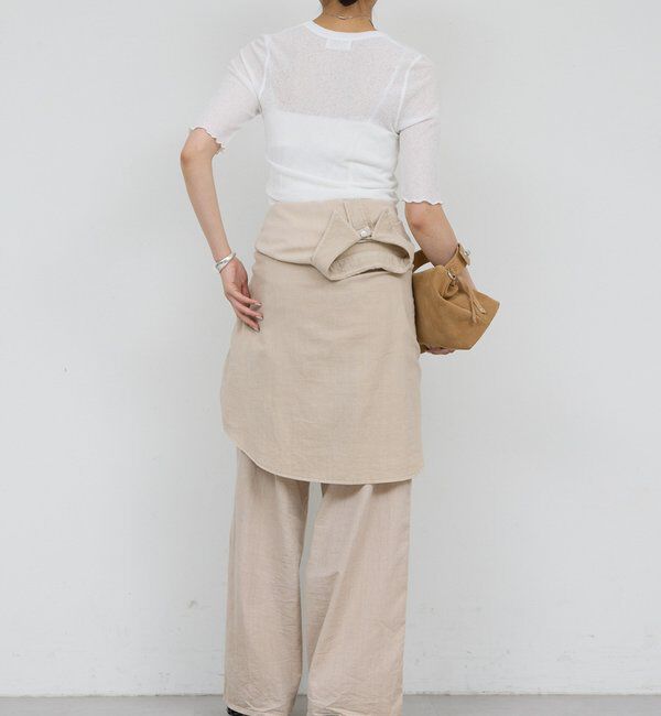  「【La nature linge】シアーワッフルTee」|Tシャツ・カットソー|