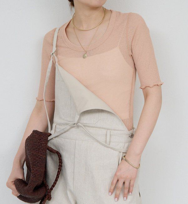  「【La nature linge】シアーワッフルTee」|Tシャツ・カットソー|