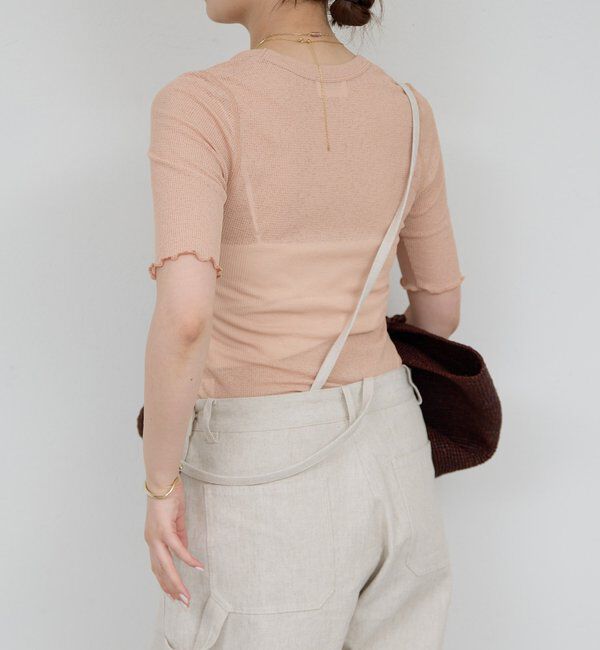  「【La nature linge】シアーワッフルTee」|Tシャツ・カットソー|