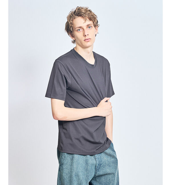 ABAHOUSE「【接触冷感/WEB限定】フリーザーTシャツ /アイスピケ ストレッチ」|Tシャツ・カットソー|
