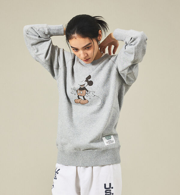 ABAHOUSE「【MICKEY &times; DISCUS ATHLETIC / ミッキー &times; ディスカス」|スウェット・ジャージ|グレー系その他3