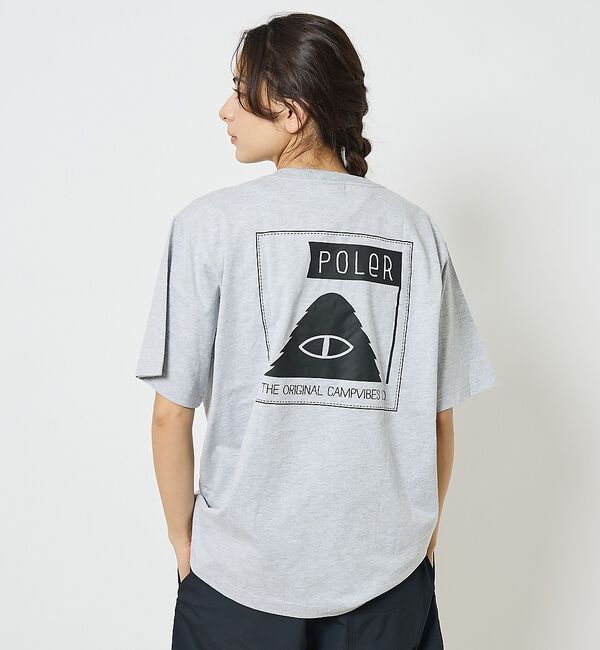 ABAHOUSE「【POLeR/ポーラー】バックプリント グラフィック Tシャツ / 0261MC」|Tシャツ・カットソー|グレー系その他2