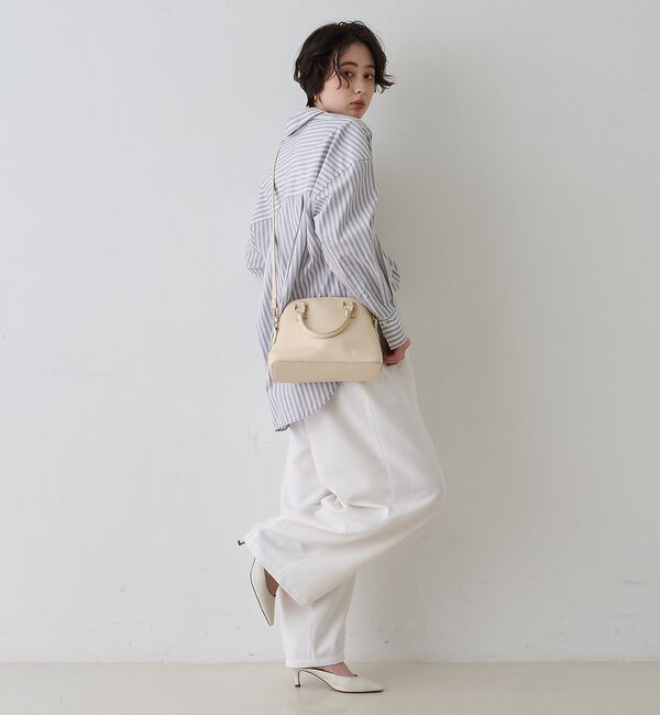 Rouge vif「コットンマルチストライプ ビッグシャツ」|シャツ・ブラウス|