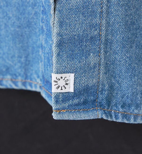 Rouge vif「【SOMETHING/サムシング】BIG DENIM SHIRT/デニムシャツ/」|シャツ・ブラウス|
