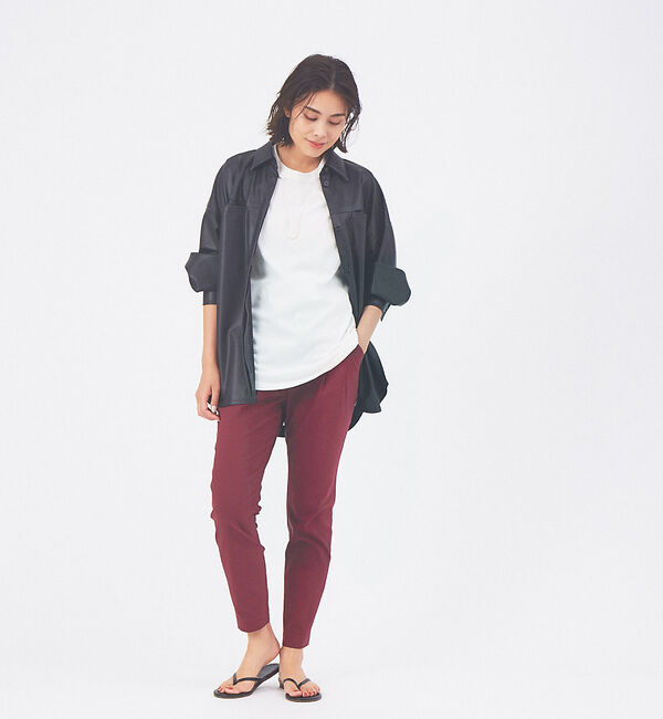 qualite「【新色登場】【WEB限定販売】ストレッチ2タックパンツ」|その他|