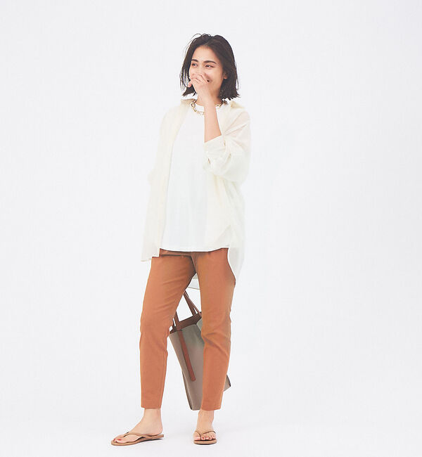 qualite「【新色登場】【WEB限定販売】ストレッチ2タックパンツ」|その他|
