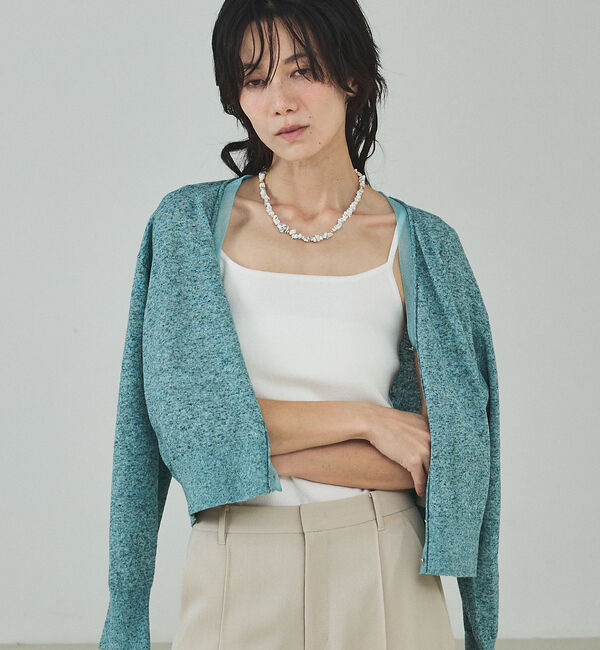 qualite「ウォッシャブルニットキャミ」|キャミソール|