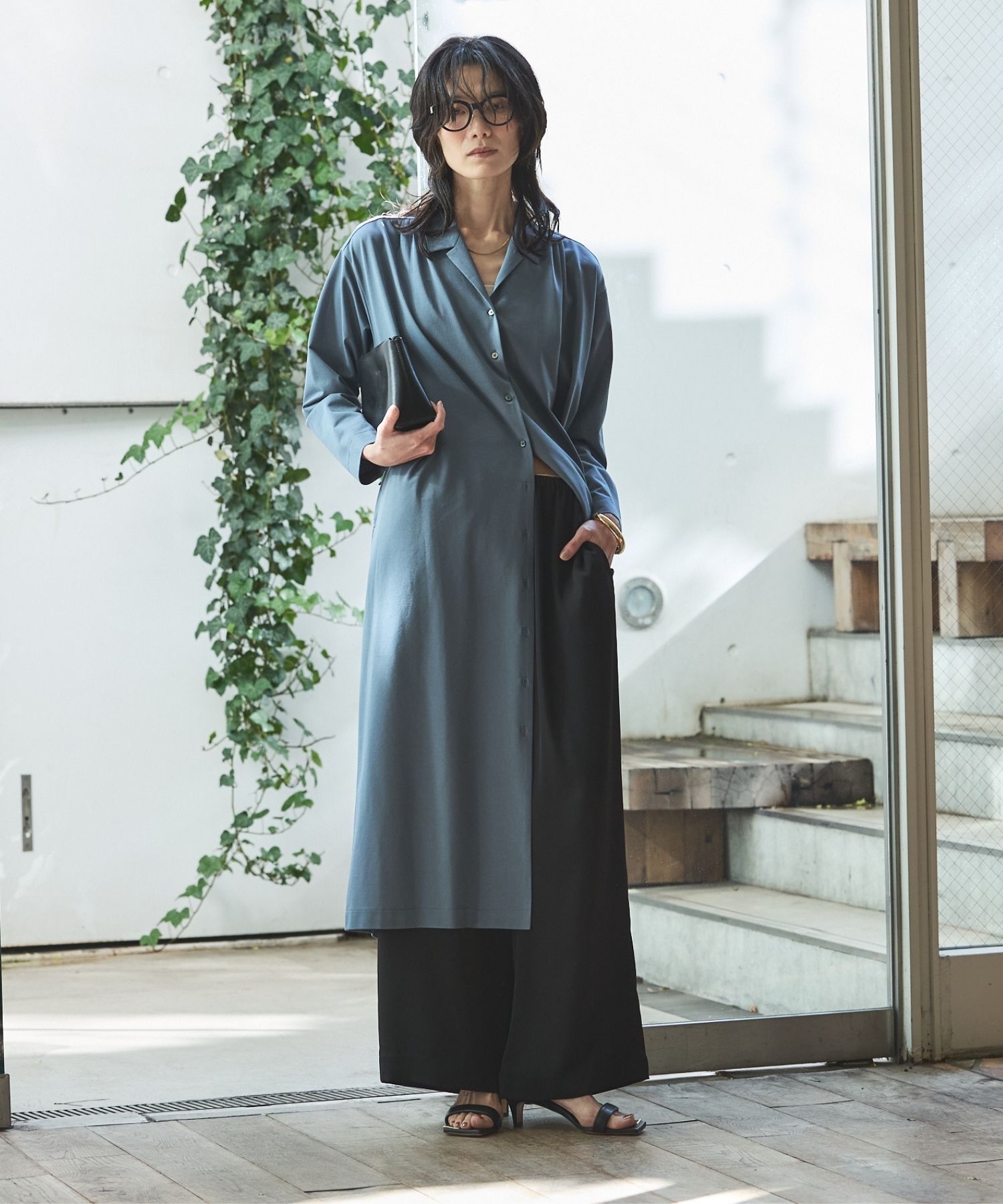 qualite「【今季最後の再入荷/接触冷感・吸水速乾】クールサテンパンツ/セットアップ対応」|その他|
