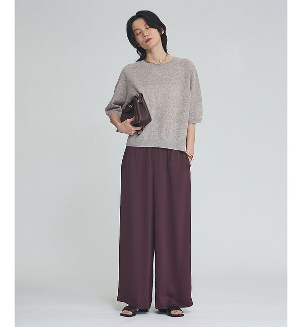 qualite「【今季最後の再入荷/接触冷感・吸水速乾】クールサテンパンツ/セットアップ対応」|その他|