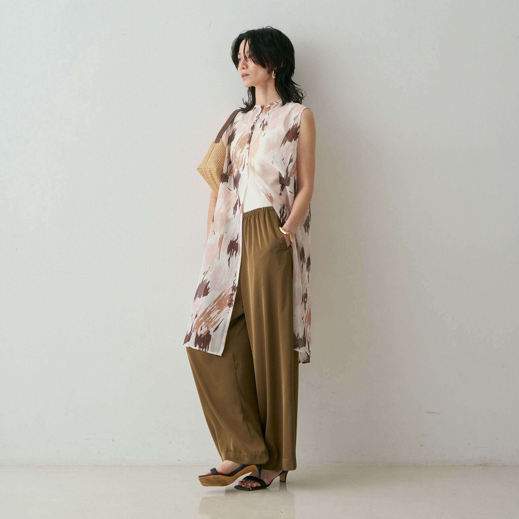 qualite「【今季最後の再入荷/接触冷感・吸水速乾】クールサテンパンツ/セットアップ対応」|その他|
