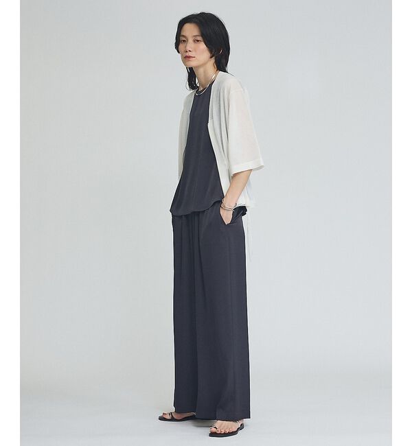 qualite「【今季最後の再入荷/接触冷感・吸水速乾】クールサテンパンツ/セットアップ対応」|その他|