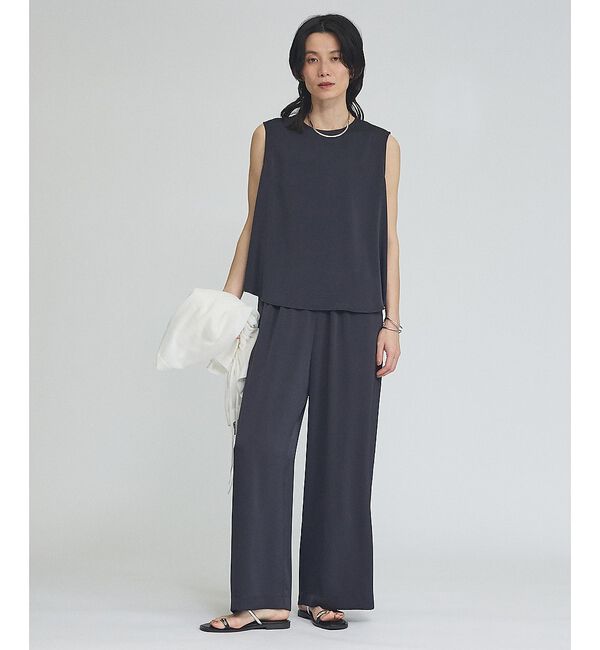 qualite「【今季最後の再入荷/接触冷感・吸水速乾】クールサテンパンツ/セットアップ対応」|その他|