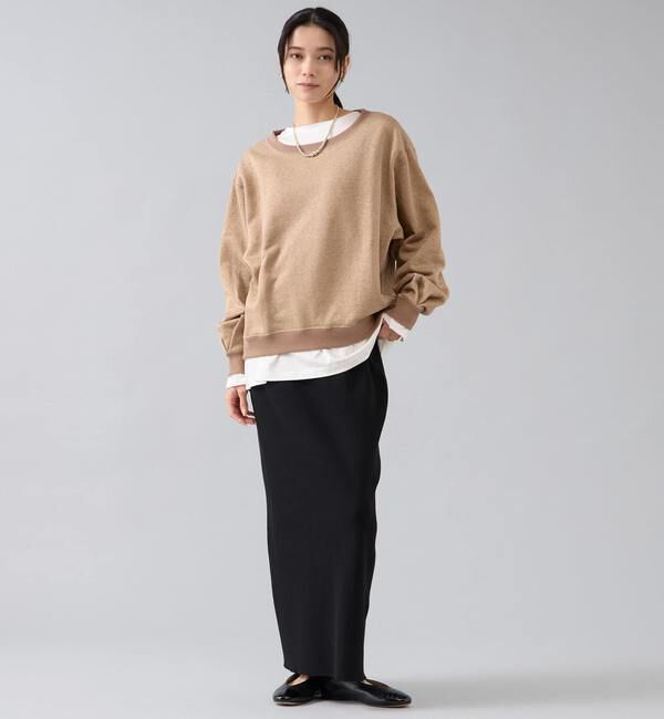 Liesse「ラメ裏毛プルオーバー」|Tシャツ・カットソー|