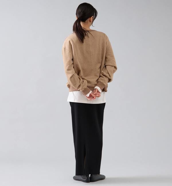 Liesse「ラメ裏毛プルオーバー」|Tシャツ・カットソー|