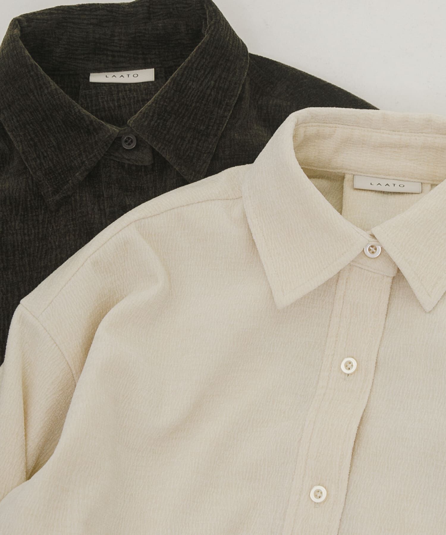 LAATO「wrinkle velor shirts」|シャツ・ブラウス|