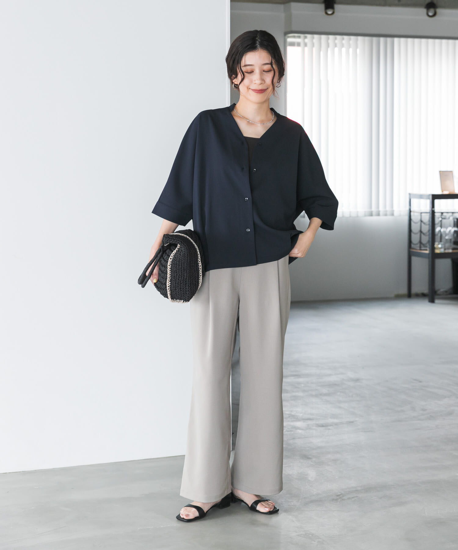 URBAN RESEARCH DOORS「『3サイズ展開』『UR TECH』完声/涼フロントタックEZパンツ」|その他|