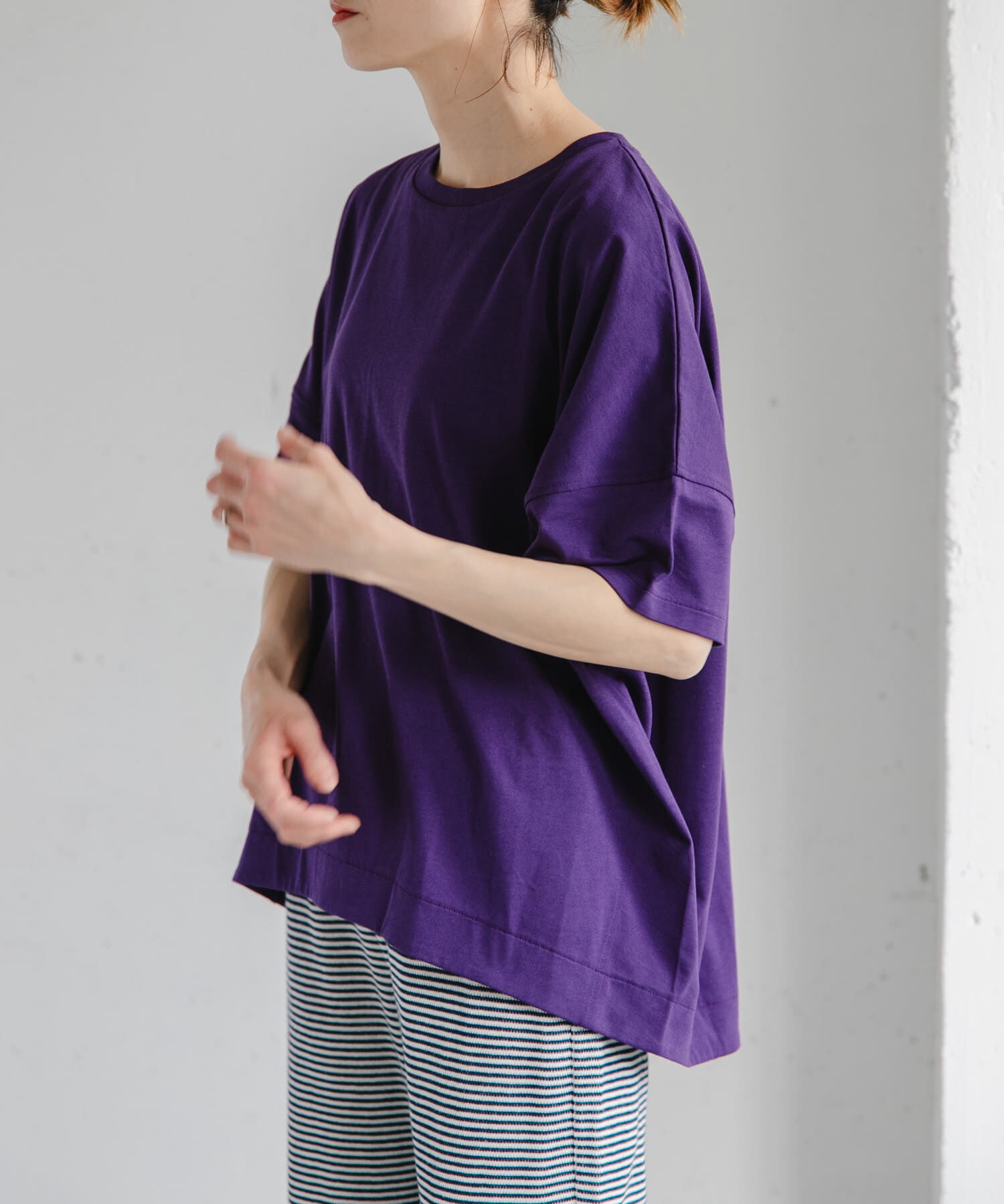 URBAN RESEARCH DOORS「FORK&SPOON　コクーンショートスリーブTシャツ」|Tシャツ・カットソー|