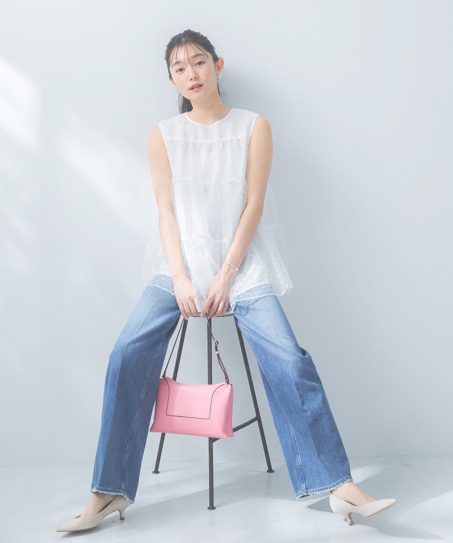 URBAN RESEARCH ROSSO「シアードットティアードブラウス」|シャツ・ブラウス|