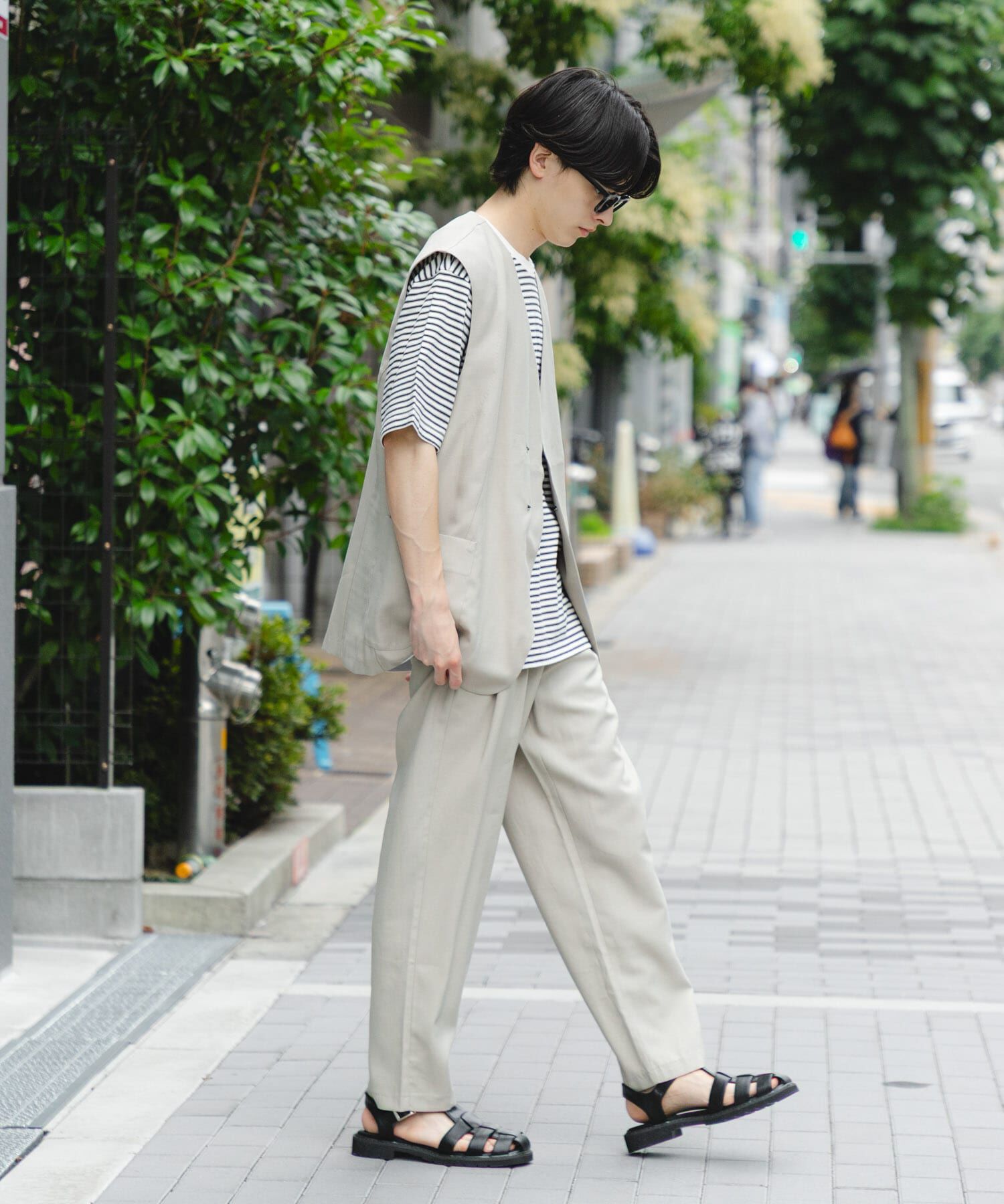 SENSE OF PLACE by URBAN RESEARCH「リネンブレンド2タックテーパードパンツ」|その他|