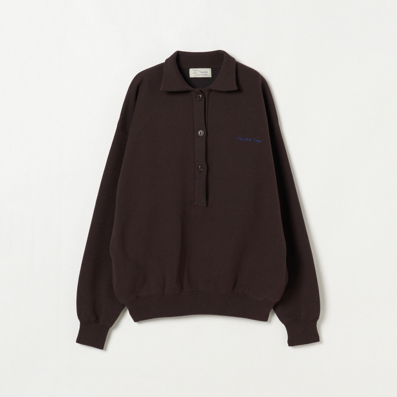  「J.J.Mercer SKIPPER POLO PULL」|スウェット・ジャージ|ブラウン