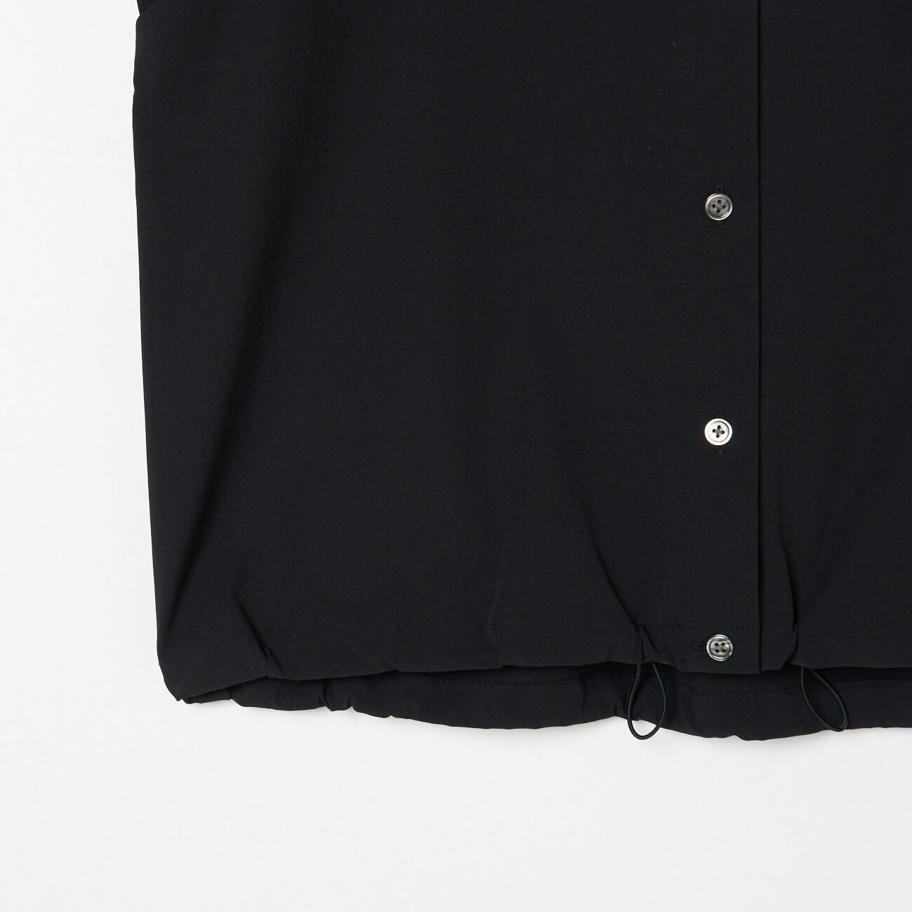 HELIOPOLE「HELIOPOLE FRENCH SLEEVE DRAWSTRING SHIRT」|シャツ・ブラウス|