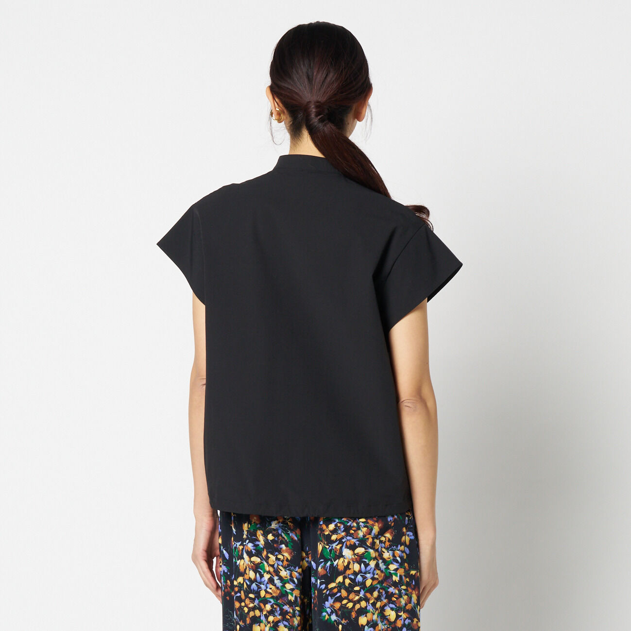 HELIOPOLE「HELIOPOLE FRENCH SLEEVE DRAWSTRING SHIRT」|シャツ・ブラウス|